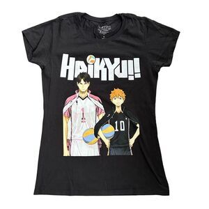 Haikyu Crunchyroll Anime T-Shirt Wakatoshi Ushijima Shoyo Hinata Women’s Large